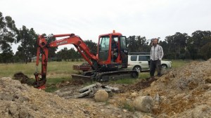 Mal working his magic