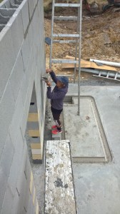 Mama working hard...