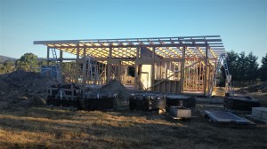 First fascia board is up