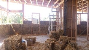 View of the kitchen at bale row #4