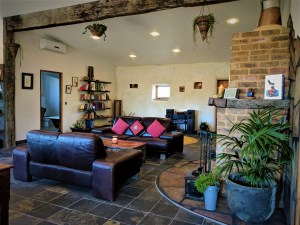 View from the fish tank area