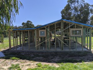 Bathroom and bedroom 3 windows on southern wall