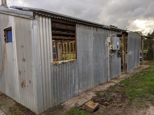 South eastern view with windows removed