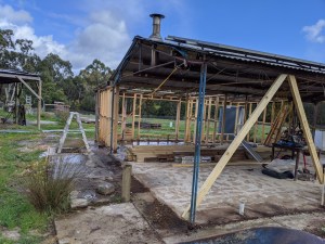 South east view with back wall removed