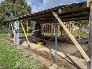 North east view with all corro removed