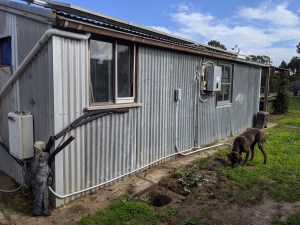 South eastern view prior to anything being removed