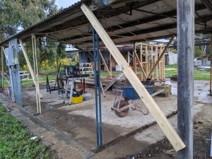 North east view with all external bedroom studs removed