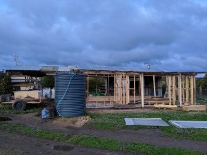 Western view of bedroom windows removed