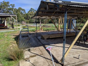 Back of the shack - before (south view)